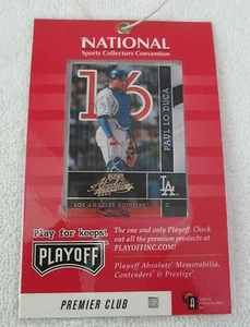 2002 National Sports Collectors Convention Badge Paul Lo Duca CUBS Playoff - Picture 1 of 1