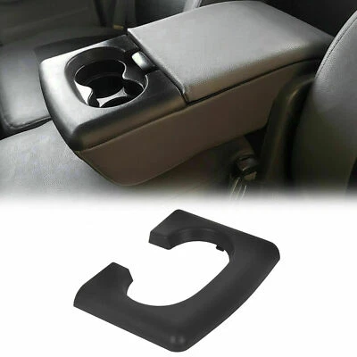 Cubierta de reposabrazos con soporte para taza de consola central negro para Ford F150 2004-2014 Foto 1 de 4