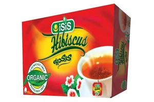 2 boxes X 100 Bags  Natural EGYPTIAN HIBISCUS Herbal Tea Healthy Drinks كركديه - Picture 1 of 6