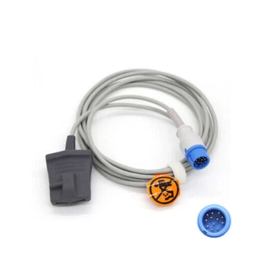 12Pin SpO2 Sensor Probe Cable Fit For Comen C30 C50 C60 C70 - Image 1 of 4