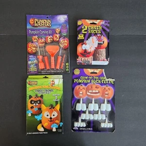Halloween Pumpkin Carving Decorating Kit Lot Masters Pro Jack O Lantern READ - Picture 1 of 7