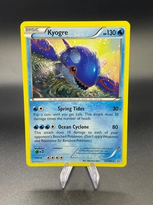Pokemon TCG - Kyogre Regular Non Foil Rare Base - Primal Clash 53/160 - Image 1 of 2