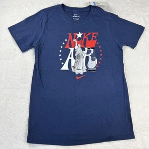 Nike Air Kids Statue Of Liberty Patriotic T-Shirt Size Medium (8) NWT - Picture 1 of 5
