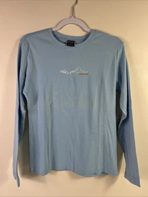 Vintage Patagonia Shirt Long Sleeve Sky Blue Women's Size Large Pullover - Image 1 of 4