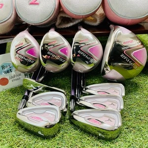 Juego completo de palos de golf para mujer Mizuno ZEPHYR 1w 4w 7w UT Iron 789PS 10 fotos diestro damas - Imagen 1 de 24
