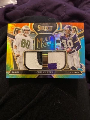 2023 Select Multiverse Tie-Dye Prizm Cris Carter /25 #MU-CCS - Image 1 of 2