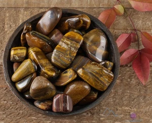 TIGERAUGE getrommelte Heilkristalle und Steine, Self Care, einzigartiges Geschenk, E0437 - Bild 1 von 6