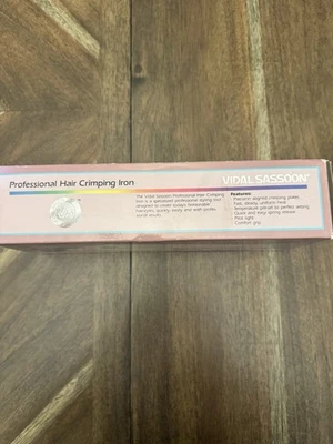 Plancha prensadora de cabello profesional vintage años 80 90 Vidal Sassoon VS-142 NOS Foto 1 de 4