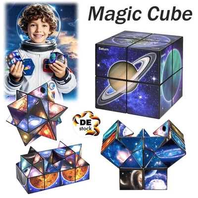 Magic Star Cubes 2 in 1 cielo stellato cubo magico cubo infinito cubo DHL - Immagine 1 di 4