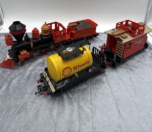 B695 Playmobil Batteriebetriebener Zug samt Waggons Ungetestet 1980/1990er Jahre - Picture 1 of 15