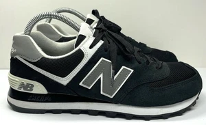 New Balance 574 Classic Encap Sneakers Athletic Women's 8.5B Black Suede W574SKW - Picture 1 of 9