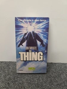 The Thing (VHS, 1982) MCA Horror Sci-Fi John Carpenter - Picture 1 of 3