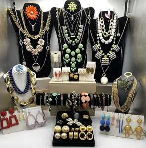 Vintage~Now Jewelry Lot Monet Trifari Swarovski Kendra Scott JCrew Betsey Talbot - Picture 1 of 24
