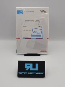 Nintendo Wii 2000 Wii Points Karte - Nintendo Wii (Factory Sealed) - Bild 1 von 6