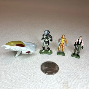 Vintage Predator Micro Machine Galoob Figuren Dutch, Predator, Schiffe 4 Stück - Bild 1 von 8