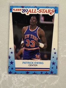 1989-90 Fleer Patrick Ewing All-Stars Sticker #7 - Picture 1 of 2