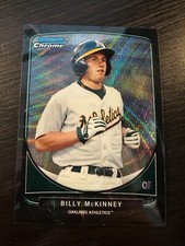 BILLY MCKINNEY 2013 BOWMAN CHROME DRAFT BLACK WAVE REFRACTOR 1ST PROSPECT RC 