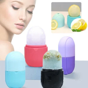 Skincare Beauty Tool Facial Silicone Ice Cube Massager Face Ice Roller Mold - Picture 1 of 11