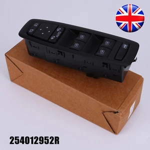FOR RENAULT MEGANE SCENIC KADJAR ELECTRIC POWER WINDOW SWITCH CONTROL 254012952R - Picture 1 of 18