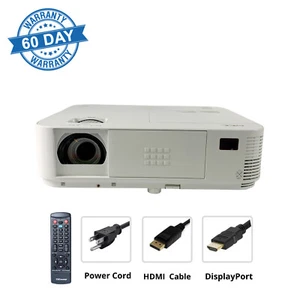 NEC M323X DLP Projector 3200 Lumens HD 1080p DisplayPort to HDMI Bundle - Picture 1 of 5