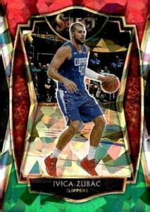 2020-21 Panini Select #112 Ivica Zubac Red White Green Cracked Ice - Picture 1 of 2