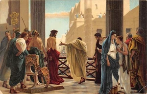 AL4-205) CARTOLINA ECCE HOMO ROMA CISERI  - Picture 1 of 2