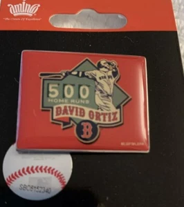 BOSTON RED SOX DAVID ORTIZ PIN 500 HOME RUNS FENWAY PARK BIG PAPI MLB BASEBALL - Picture 1 of 1