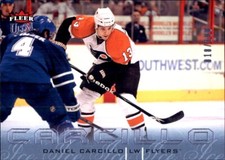 2009-10 Upper Deck Ultra ICE MEDALLION #109 Daniel Carcillo SERIAL #18/100 FLYER