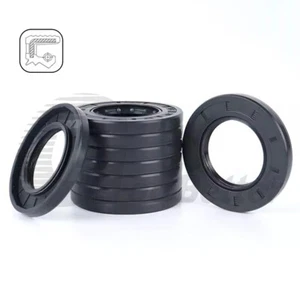 TC Skeleton Oil Seal Rings Rotary Shaft Sealing NBR Double Lip ID 16/17/18/19mm - Picture 1 of 12