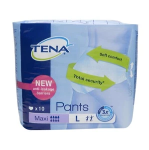 Tena Pants Maxi Large 10count. Absorbent Panties. Anti-leakage & Anti-odor - Picture 1 of 1