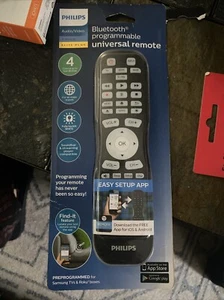 Philips Bluetooth Programmable Universal Remote (Elite Plus) 4-Device, Backlit - Picture 1 of 4