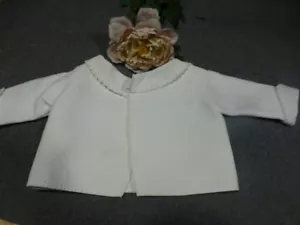 Antike schöne Brassiére weiße Piqué Neuheit, Swags, bestickte Hand, Baby - Bild 1 von 4