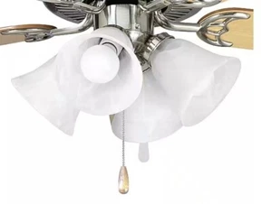 Progress Lighting 4-Light Brushed Nickel Ceiling Fan Light Kit P2610-09WB - Picture 1 of 2