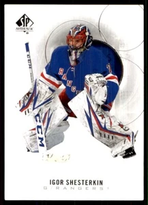2020-21 SP Authentic Igor Shesterkin New York Rangers #9 - Picture 1 of 2