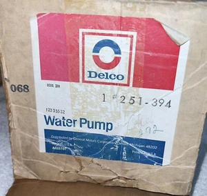 Delco OEM Water Pump NOS 251-394 Without Gasket. - Bild 1 von 4