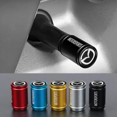 4PCS Metal Alloy Car Wheel Tire Air Valve Stem Cap Fits for Most Mazda Cars&SUVs - Image 1 of 4