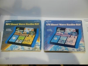 Lot of 2 Science Fair Electronic AM short wave radio kit Radioshack VINTAGE 70's - Picture 1 of 9