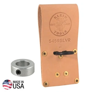 Klein Tools 5459SLVR Round Connecting Bar Leather Holder with Lock Collar - Picture 1 of 1