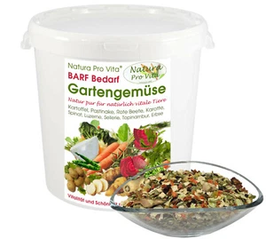 Barfgemüse Hund natürliche leckere Gemüsemischung NaturaProVita Gartengemüse 1kg - Bild 1 von 8