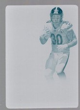 2017 James Conner Panini Limited #119 Cyan Printing Plate 1/1 Steelers RC Rookie