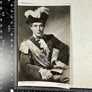 David Paltenghi Film Director Ballet Rambert Sadlers Wells dancer Autograph Card - Picture 1 of 4