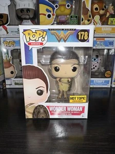 Funko Pop! Wonder Woman #178 Hot Topic Exclusive Vinyl Figure w Protector - Picture 1 of 6