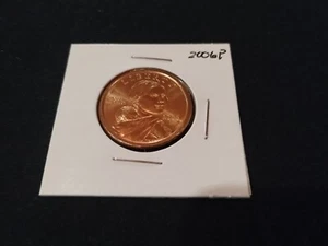 2006 P Sacagawea Dollaro dagli Stati Uniti nuovo di zecca rotolo di monete brillante condizione non in circolazione - Foto 1 di 2