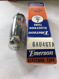 TUBO ELECTRÓNICO EMERSON TV/RADIO DE COLECCIÓN 6AU4GTA / NUEVO STOCK ANTIGUO SIN PROBAR - Imagen 1 de 1
