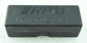 RPM Black Crystal/Frequency Case 80392 Holds Four Pair Futaba Airtronics Hitec - Picture 1 of 2