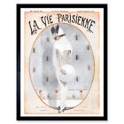 La Vie Parisienne Woman White Charmer Magazine Cover Wall Art Print Framed 12x16