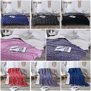 Light Weighted Fleece Blanket Large Sofa Throw Sensory Sleep Therapy Anxiety - Picture 1 of 45