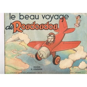 Le BEAU VOYAGE de ROUDOUDOU Égypte Pôle sud Afrique Noire Inde URSS...Avril 1954 - Imagen 1 de 11