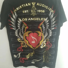 Christian Audigier Limited Edition Musicares T-Shirt M Ed Hardy