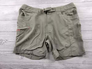 Mountain Hardwear Shorts Womens 10 Tan Cargo Outdoor Utility Pockets Hiking - Picture 1 of 8